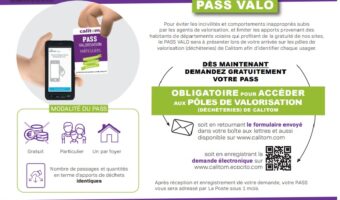 Déchèterie : Accès par le PASS VALO