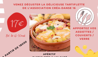 Soirée Tartiflette le Samedi 15 mars 2025